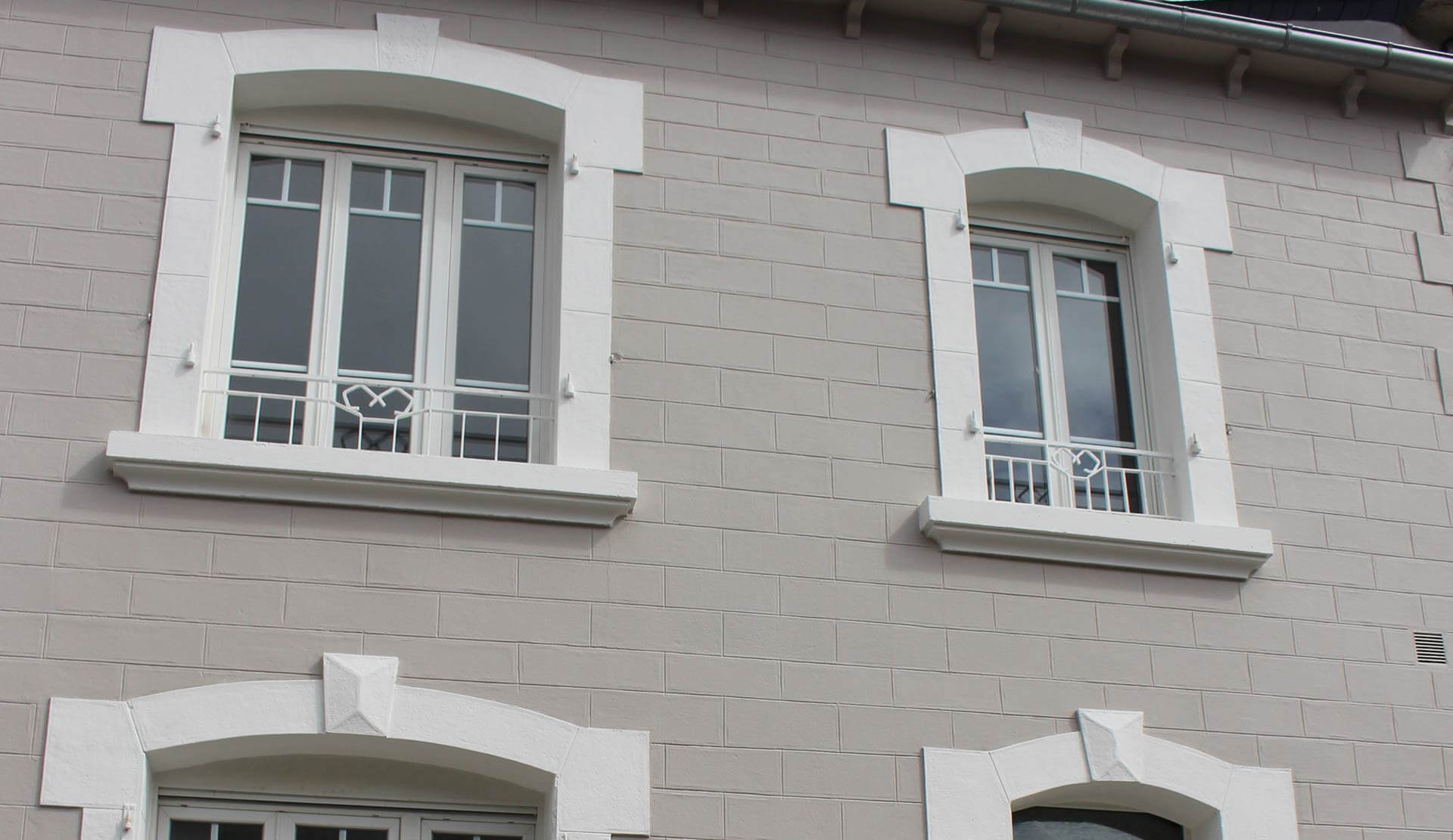 Façade d'immeuble repeint